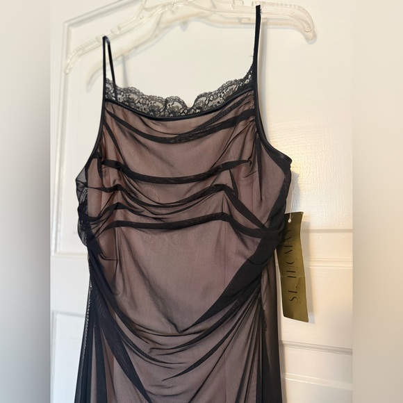 Rimini vintage Black mesh Dress - Picture 2 of 9
